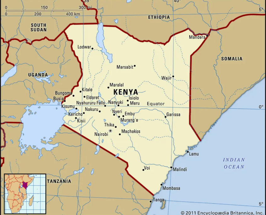 Kenya Map